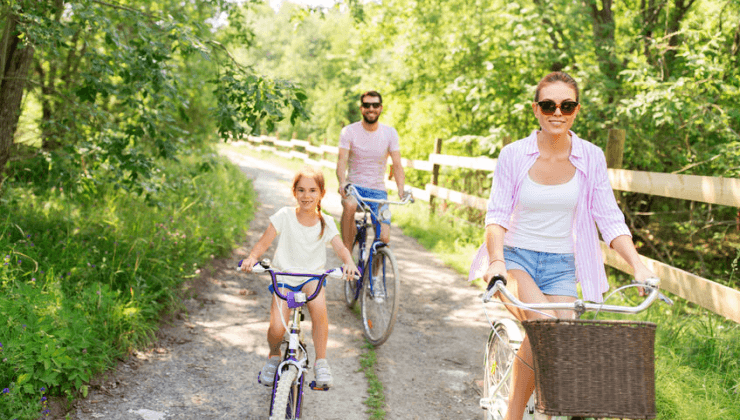 A kerékpározás az egész családnak kiváló kikapcsolódást jelent