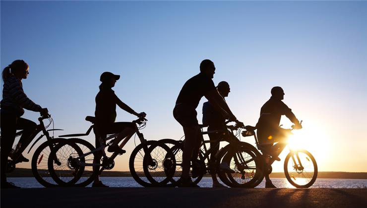 kerékpárral a tavak körül